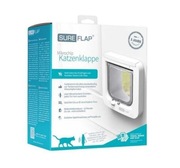 Sureflap SUR001 Drzwiczki wahadłowe dla kota, białe