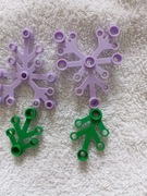 Lego roślina 2423 2417 liść 4 sztuki 