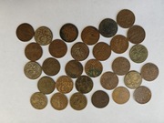 Zestaw Groszy II RP 50 szt. Roczniki 1923-1939