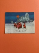 MARIA MACKIEWICZ - POCZTÓWKA - „BOŻE NARODZENIE” - 1961 rok