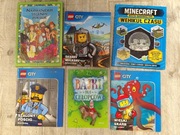 Książki bajki dla chłopców LEGO City Minecraft mistrz budownictwa 6 sztuk