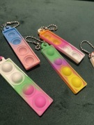 Nowa Zabawka Pop It Odstresowujące Breloczek Zestaw 5 szt