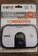 Czujnik czadu (tlenku węgla) eura CD-45A2.V.2 wolno stojący  Nowy 