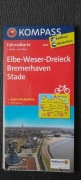 Mapa Elbe-Weser-Dreieck (KOMPASS) 1:70 000 NIEM
