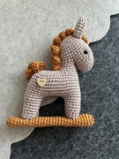 Konik na wykonany na szydełku ozdoba handmade