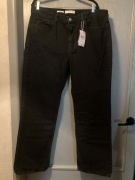 Mango MNG spodnie jeans dżins straight proste czarne casual duże