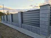 Ogrodzenia modułowe słupki ala klinkier 