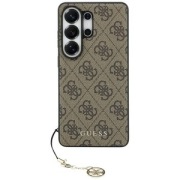 Guess 4G Classic Logo Charm MagSafe - Etui Samsung Galaxy S26 Ultra (brąz)
