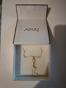 Apart naszyjnik z żółtego i białego złota z brylantem i perłami rozmiar 45