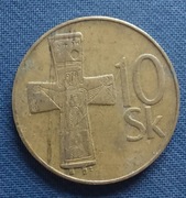 Moneta Słowacja 10 koron 1994