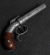 Replika rewolweru / pistoletu czarnoprochowego pepperbox 