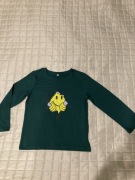 Nowa bluzka 140 ciemna zieleń