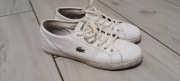 Buty Lacoste trampki 39,5 ( 25cm ) białe skóra 
