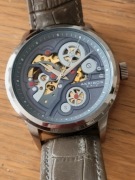 Akribos XXIV Skeleton Automayczny 44mm | Skórzany Pasek AK538GY