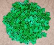 LEGO 100 sztuk - 32607 - liść / roślina / trawa -  makieta - elementy mix 