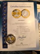 medal waluta euro srebro san marino