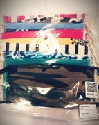 Maseczki bawełna 10 sztuk uniwersalne mix kolor