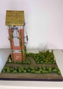 Diorama 1/35 podstawka WIEŻA TRAFO