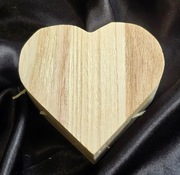 Serce drewniane prezent 