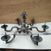 Żyrandol mosiądz  duży