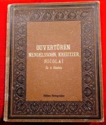 Stare nuty. Uwertury. Mendelssohn, Kreutzer. Nicolai