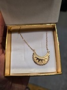 Naszyjnik egipski, srebro złocone