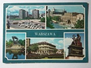 WARSZAWA widoki samochody Kopernik KAW 1975