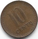 Litwa 10 centu 1991