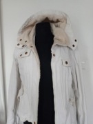 Kurtka biała sztruks Orsay