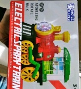 Zabawka lokomotywa ciuchcia z parą dla dzieci