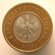 2 ZŁOTE 2025 MONETA >>> DESTRUKT >>>NADLEWKI NA ORLE