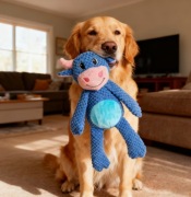 Pluszowa zabawka do treningu głosu/gryzienia dla zwierząt, na ząbkowanie