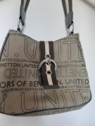 Torebka Benetton zielona khaki vintage