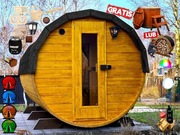 SAUNA Ogrodowa 300cm + PRZEBIERALNIA + GRATIS Beczka 500L Akcesoria =Wycena