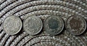 20 rappen Szwajcaria 4 sztuki