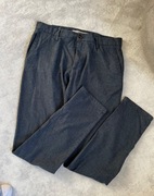 Zara niebieskie spodnie chinosy jesień do pracy wygodne M 38