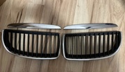 OE BMW 3 E90/91 Grill Nerki Atrapa Komplet Lewa Prawa - 7120007 7120008
