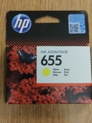Tusz HP 655 żółty (yellow) CZ112AE 