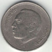 Maroko 1 dirham 1987 - 24 mm - nr 3