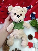 Miś wykonany na szydełku