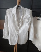 Marynarka Chance Off S M Made in Italy zara cocomore z różą