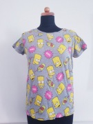Bawełniana koszulka t-Shirt damski marki The Simpsons rozmiar XS/S/M