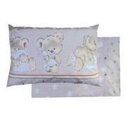 Poszewka 60x40 cm Misie beżowe - Bawełna