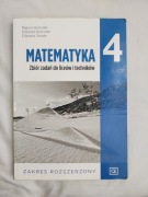 Matematyka 4 – zbiór zadań, zakres rozszerzony | matura | stan bardzo dobry