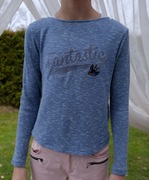 Niebieski lekki sweterek H&M 140