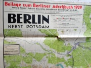 Mapa Berlina wraz z Poczdamem z 1929 r Unikat