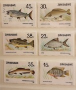 ZIMBABWE 1989 Mi 406-11 ryby seria idealna