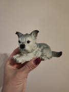Figurka pies szczeniak terrier sznaucer Goebel vintage