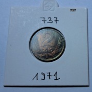 2 zł z 1977 roku  piękna moneta nr. 737