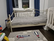 Łóżko pojedyncze z materacem 200x100